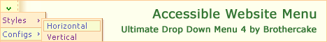 Accessible Website Menu: Ultimate Drop Down Menu 4 by Brothercake