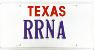 Texas: rRNA License Plate